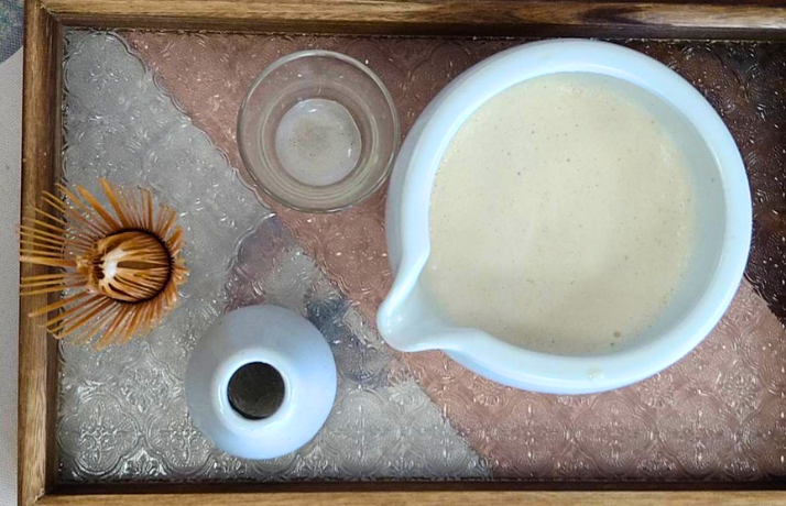 ▼【採茶+點茶】方案：利用茶筅，做出專屬於你自己的一幅畫